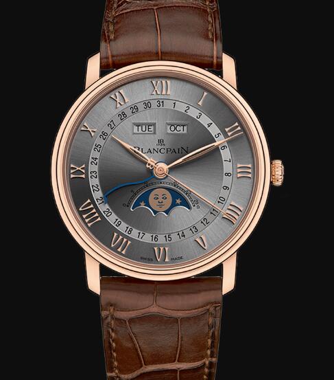 Blancpain Villeret Watch Price Review Quantième Complet Replica Watch 6654 3613 55B